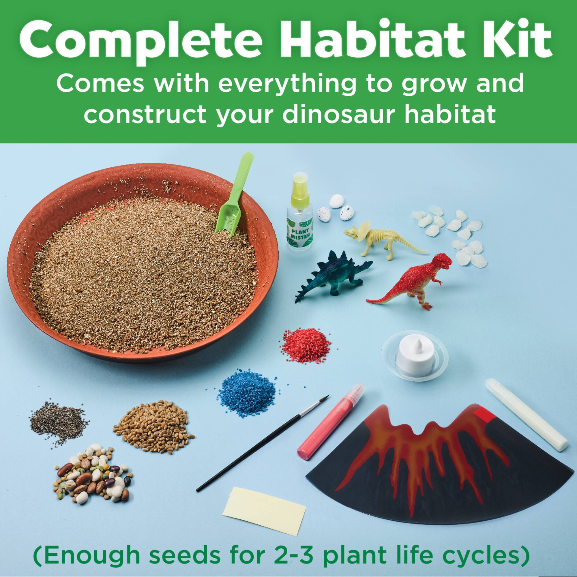 Creativity for Kids Grow N' Glow Dinosaur Habitat Kit